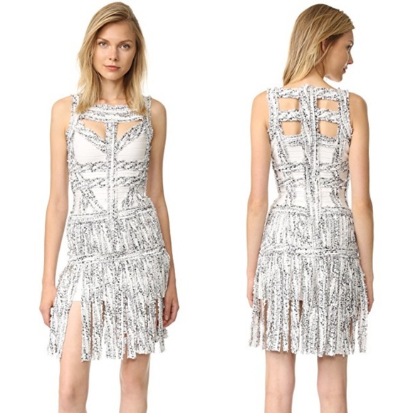 Herve Leger "Joseline" Fringe Bandage Dress -NWT - Picture 2 of 8